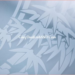 Giấy decal dán kính hình cây trúc trắng mã A0