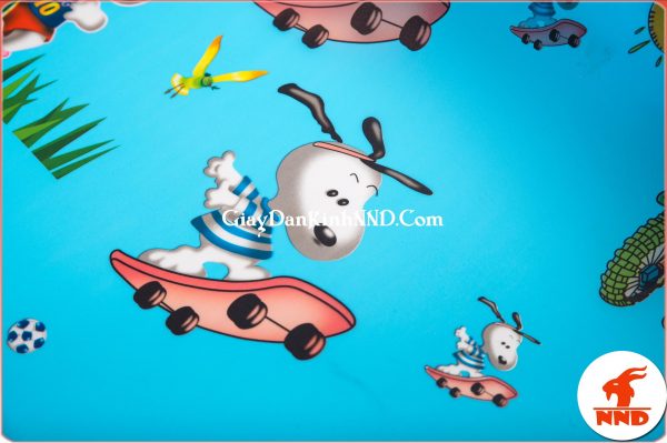 Giấy dán kính họa tiết hình chú chó mã A05