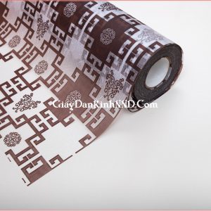 Mẫu giấy decal trang trí chữ thọ đen mã A07