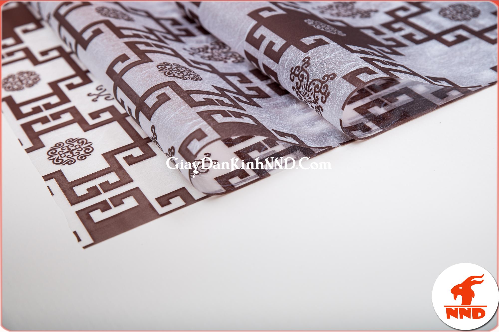 Mẫu giấy decal trang trí chữ thọ đen mã A07