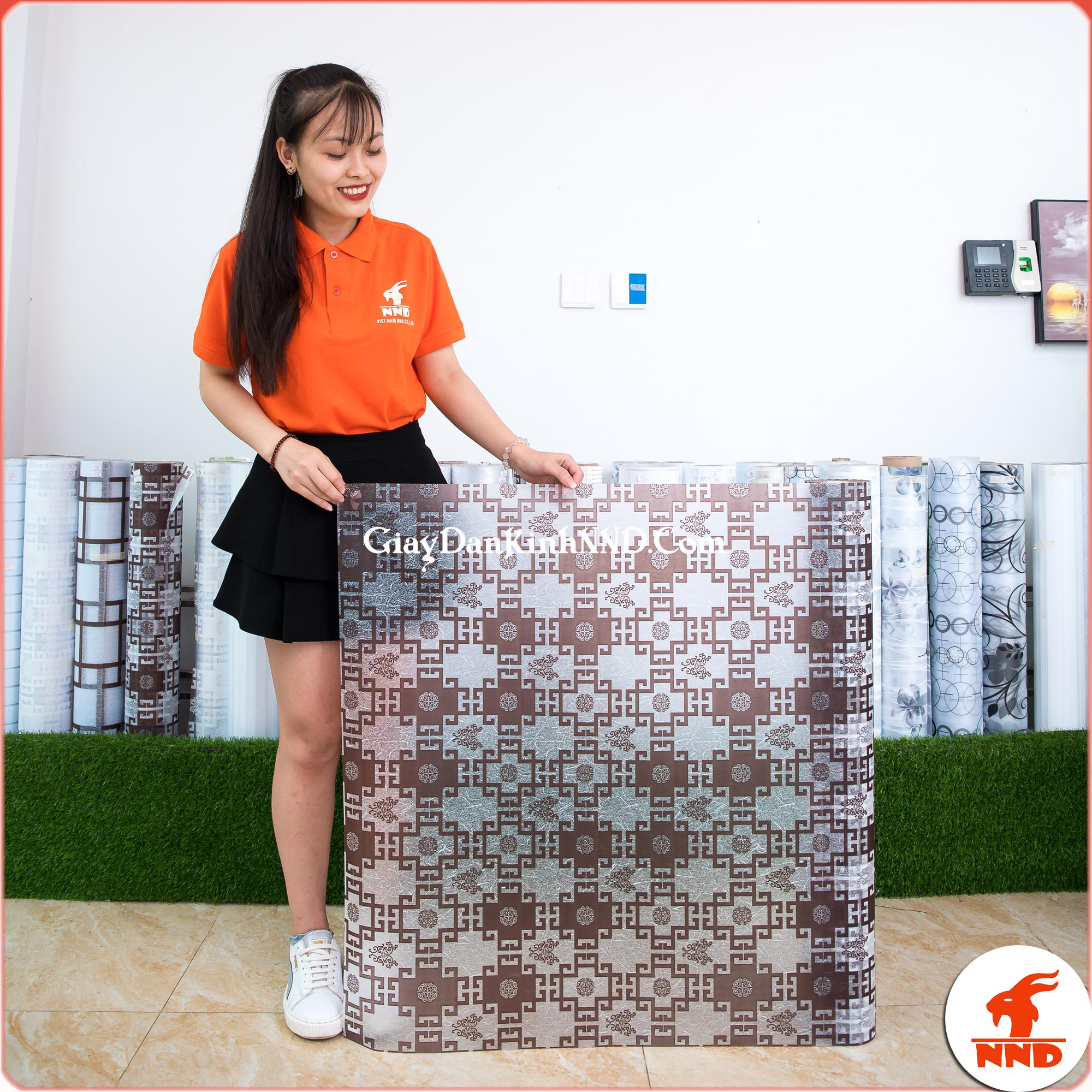 Mẫu giấy decal trang trí chữ thọ đen mã A07