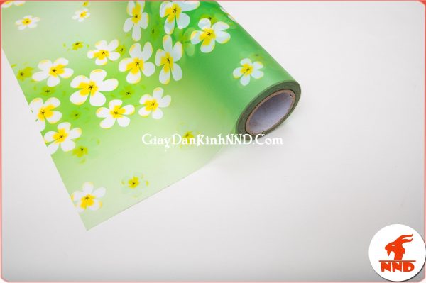 Giấy dán kính trang trí hoa đại mã A11
