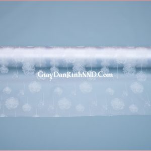 Giấy dán kính hình hình bông bồ công anh trắng