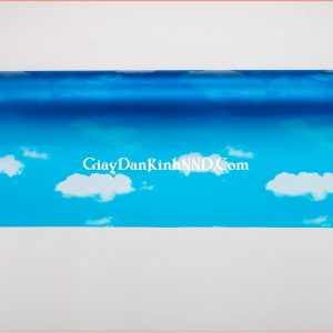 Mẫu giấy decal dán kính hình mây trời mã A30