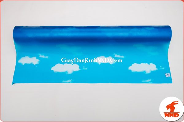 Mẫu giấy decal dán kính hình mây trời mã A30
