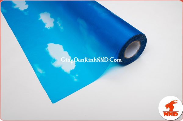 Mẫu giấy decal dán kính hình mây trời mã A30