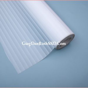 Giấy dán kính trang trí kẻ rèm trắng mã A31