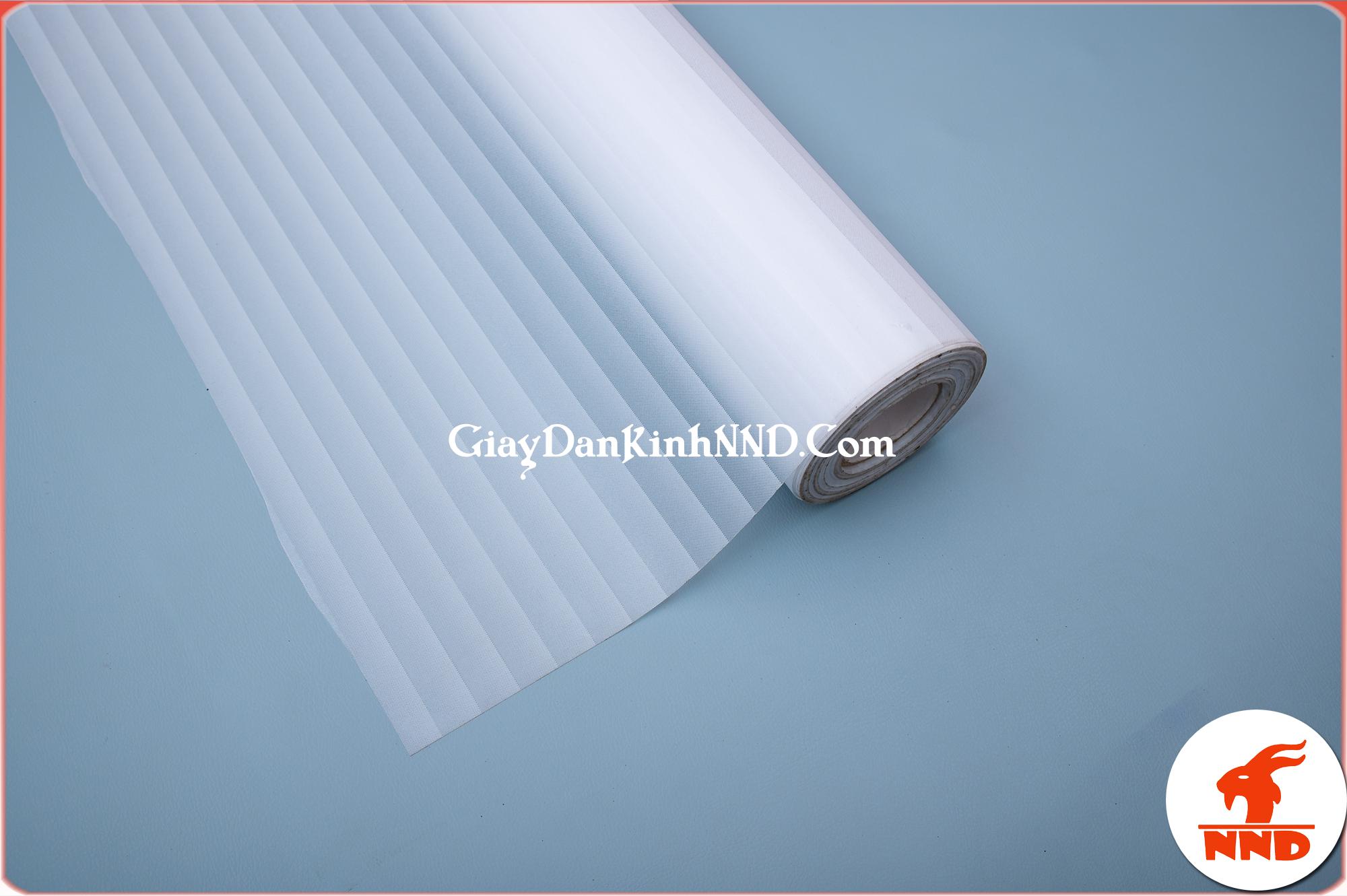 Giấy dán kính trang trí kẻ rèm trắng mã A31
