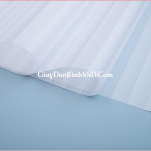 Giấy dán kính trang trí kẻ rèm trắng mã A31