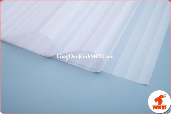 Giấy dán kính trang trí kẻ rèm trắng mã A31