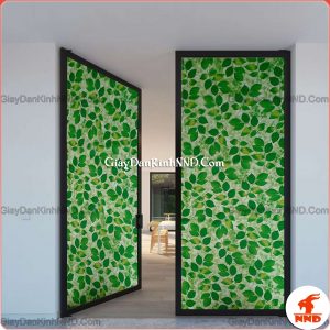 Nếu bạn cần dán che tầm nhìn, làm đẹp cửa ra vào thì có thể tham khảo ngày mẫu giấy decal hoa văn dán kính này. Cửa ra vào là một trong những vị trí phổ biến nhất sử dụng loại sản phẩm này. Chúng vừa giúp làm đẹp cho cửa kính lại hạn chế tầm nhìn của người ngoài trông vào nhà bạn.