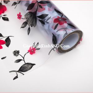 Giấy dán kính hoa văn mã A43