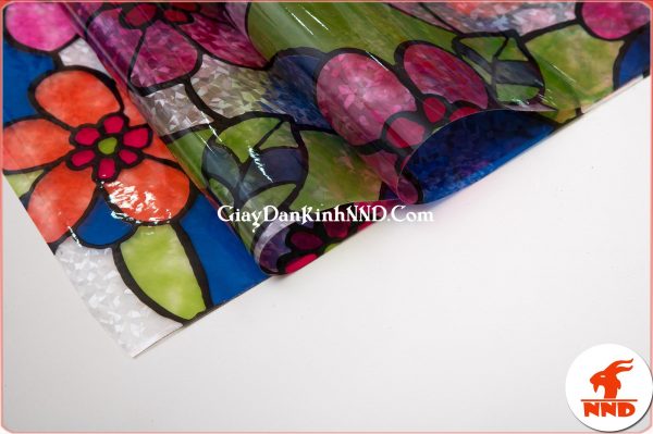 Giấy dán kính 3D trang trí mã A50