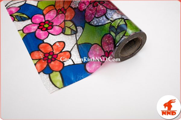 Giấy dán kính 3D trang trí mã A50