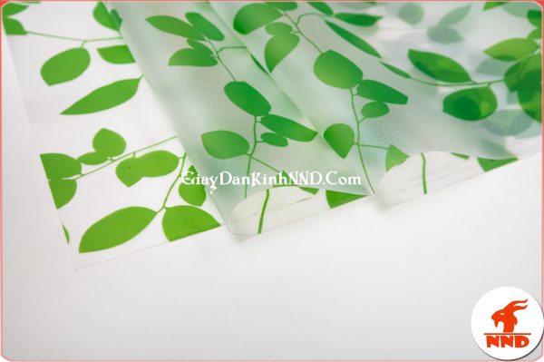 Giấy decal dán kính hình lá cây