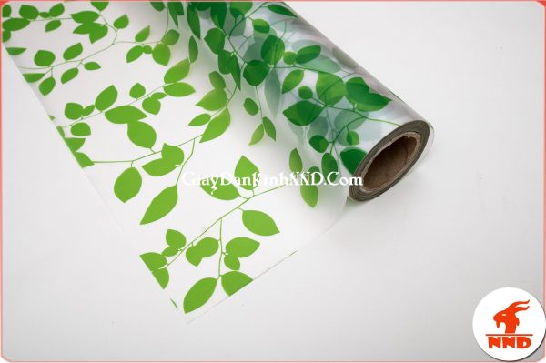 Giấy decal dán kính hình lá cây