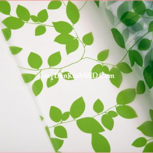Giấy decal dán kính hình lá cây