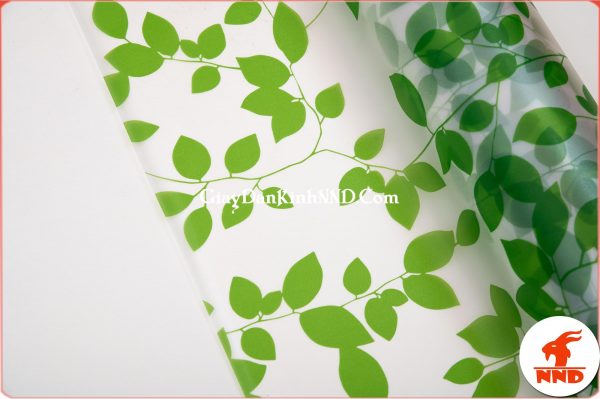 Giấy decal dán kính hình lá cây