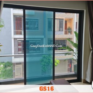 Ảnh thi công thực tế lên kính của sản phẩm phim cách nhiệt mã GS16