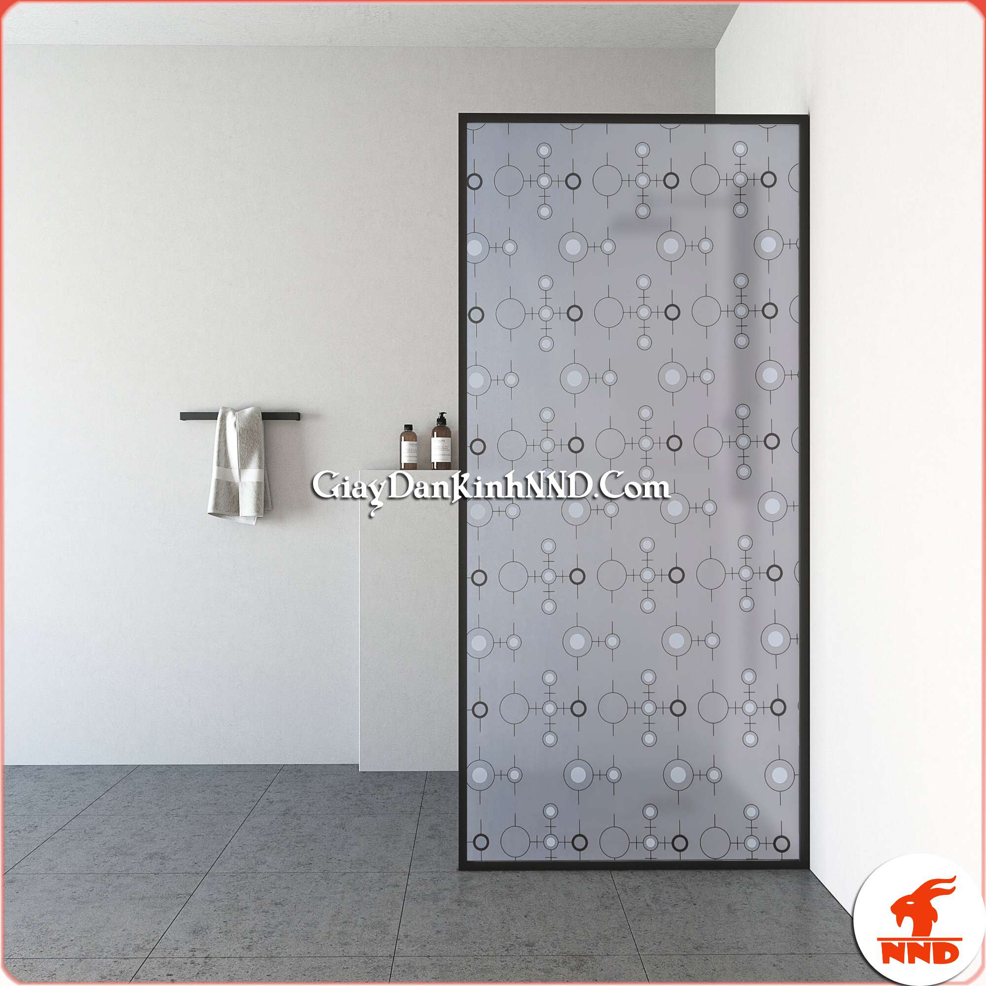 Giấy dán kính trang trí hoa văn mã A04 có kiểu hoa văn mang phong cách đơn giản với các họa tiết kẻ đan và trong liên kết trên nền giấy trắng mờ. Đây là kiểu mẫu mang hơi hướng hiện đại, đẹp mà tinh tế.