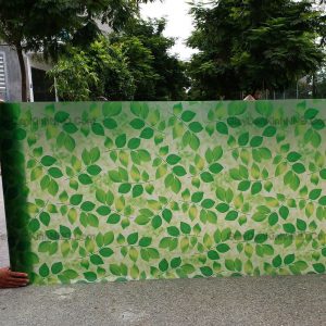 Hình ảnh cuộn giấy dán kính hình lá cây xanh mã A41