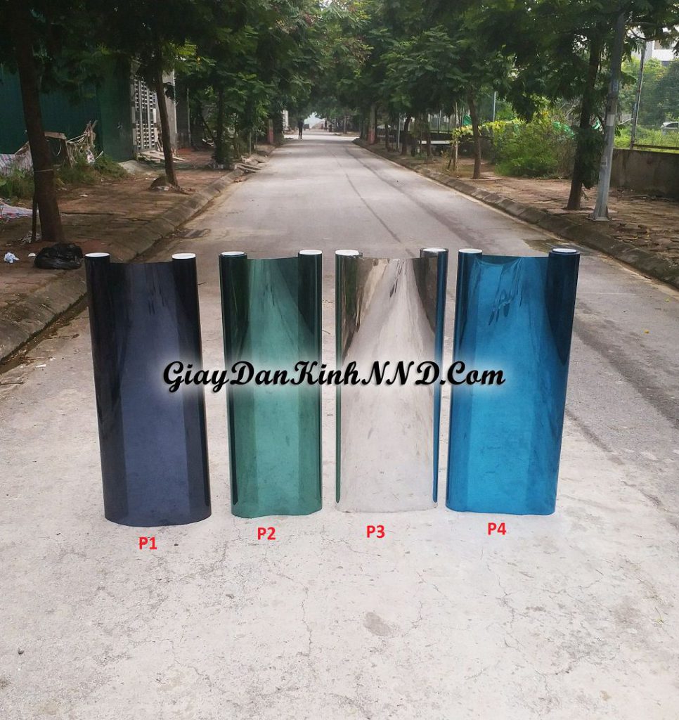 Phim dán kính phản quang Đài Loan có 4 màu cơ bản. Tương ứng với 4 mã P1, P2, P3, P4.