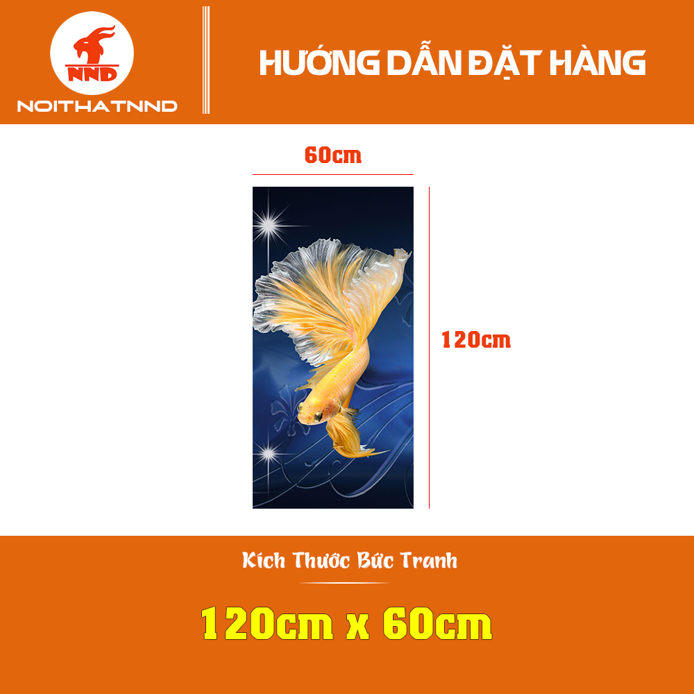 Quy cách bức tranh 60cm x 120cm