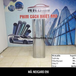 E90 là một trong những mã phim cách nhiệt nhập Khẩu Hàn Quốc rất được ưa chuộng với gam màu sáng cùng độ truyền sáng tốt. Bên cạnh đó khả năng cách nhiệt chống nắng nóng của sản phẩm này so với mức giá chỉ 250k/md thì đây được coi là mã phim dán kính cách nhiệt giá rẻ chất lượng cao.
