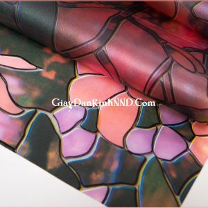 Giấy dán kính hoa văn trang trí 3D mã A40-1