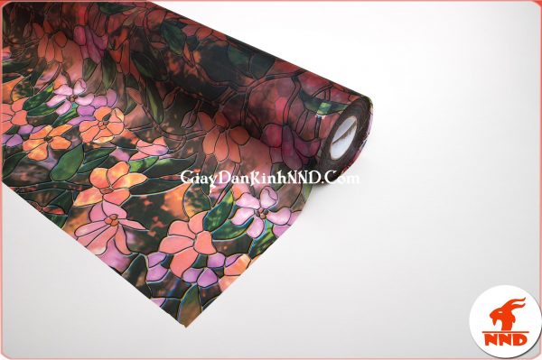 Giấy dán kính hoa văn trang trí 3D mã A40-1