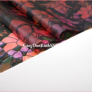 Giấy dán kính hoa văn trang trí 3D mã A40-1