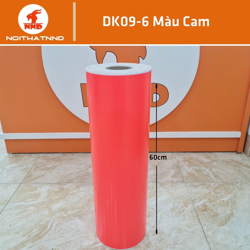 DK09-6 là mẫu decal màu hồng cam khổ 0.6m. Đây là mẫu khá kén người chọn.
