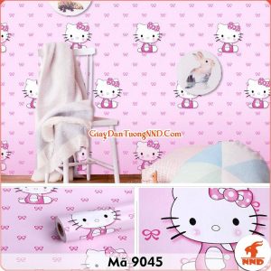 Decal dán tường hello kitty mã 9045
