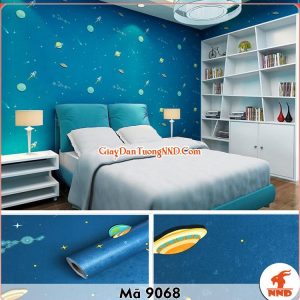 Decal dán tường vũ trụ cho bé mã 9068