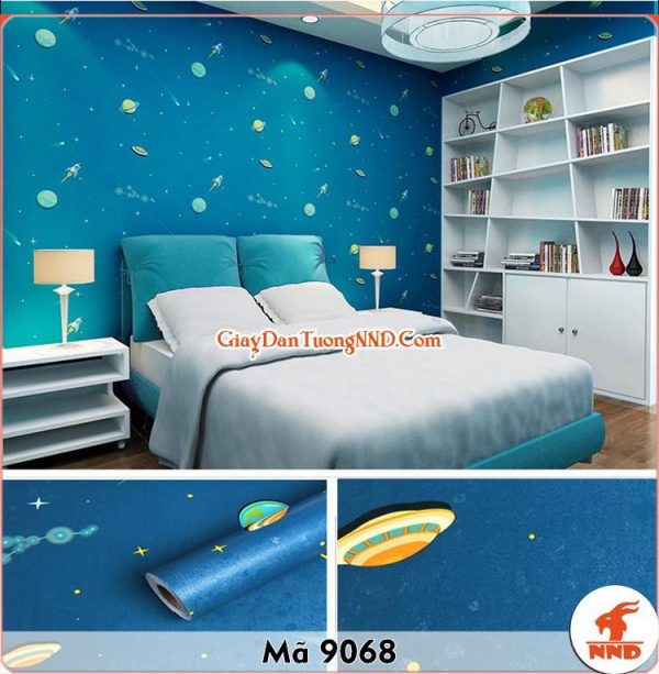 Decal dán tường vũ trụ cho bé mã 9068