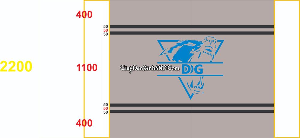 Hình ảnh thi công thực tế công trình logo DG