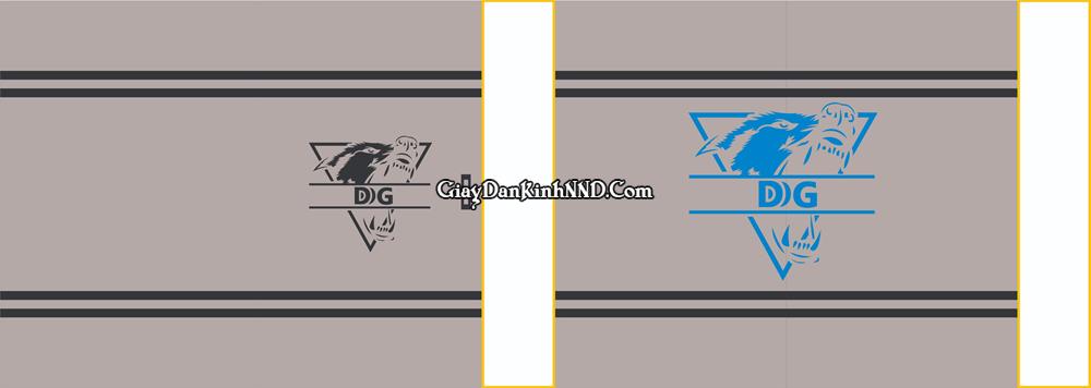Hình ảnh thi công thực tế công trình logo DG