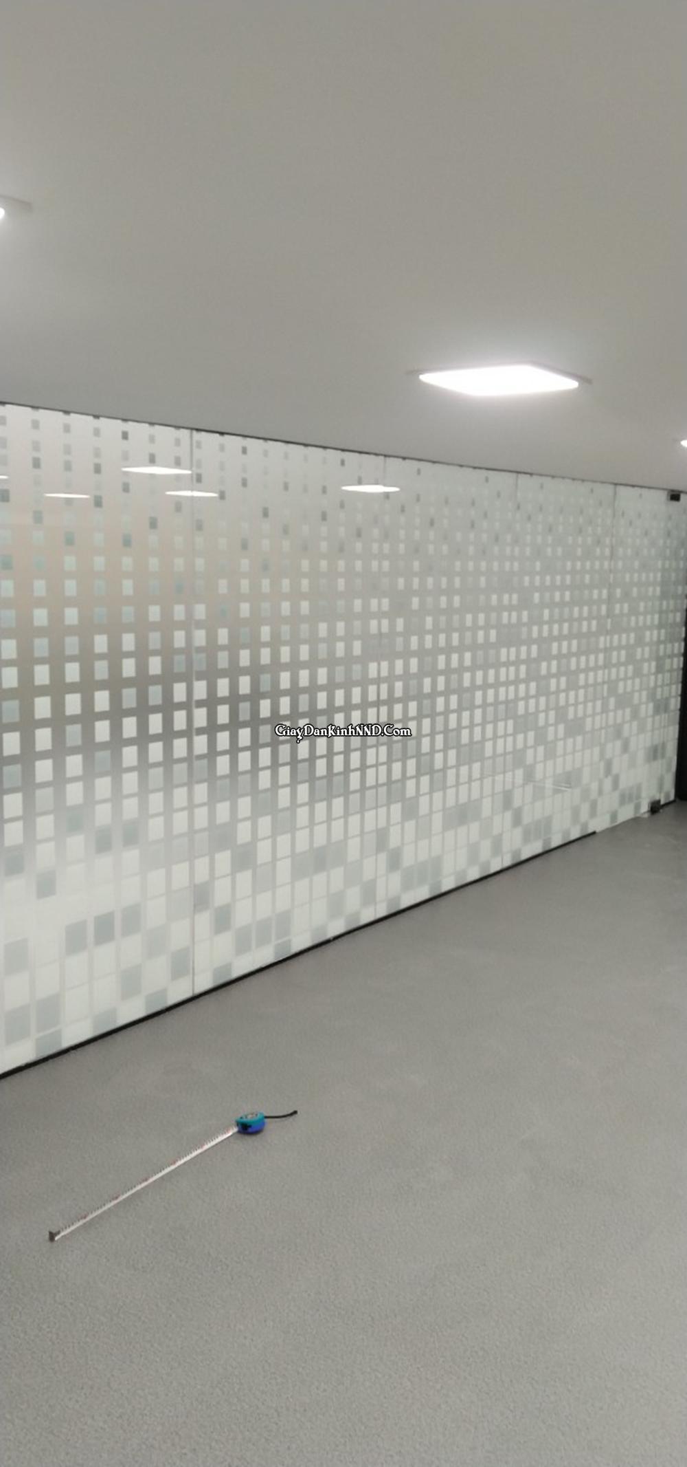 In UV decal mờ dán kính văn phòng phá cách