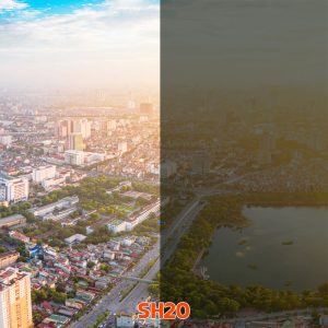 Ảnh thực tế lên kính của mã sản phẩm SH20-TT