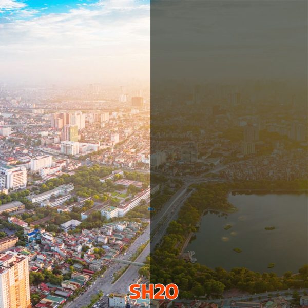 Ảnh thực tế lên kính của mã sản phẩm SH20-TT