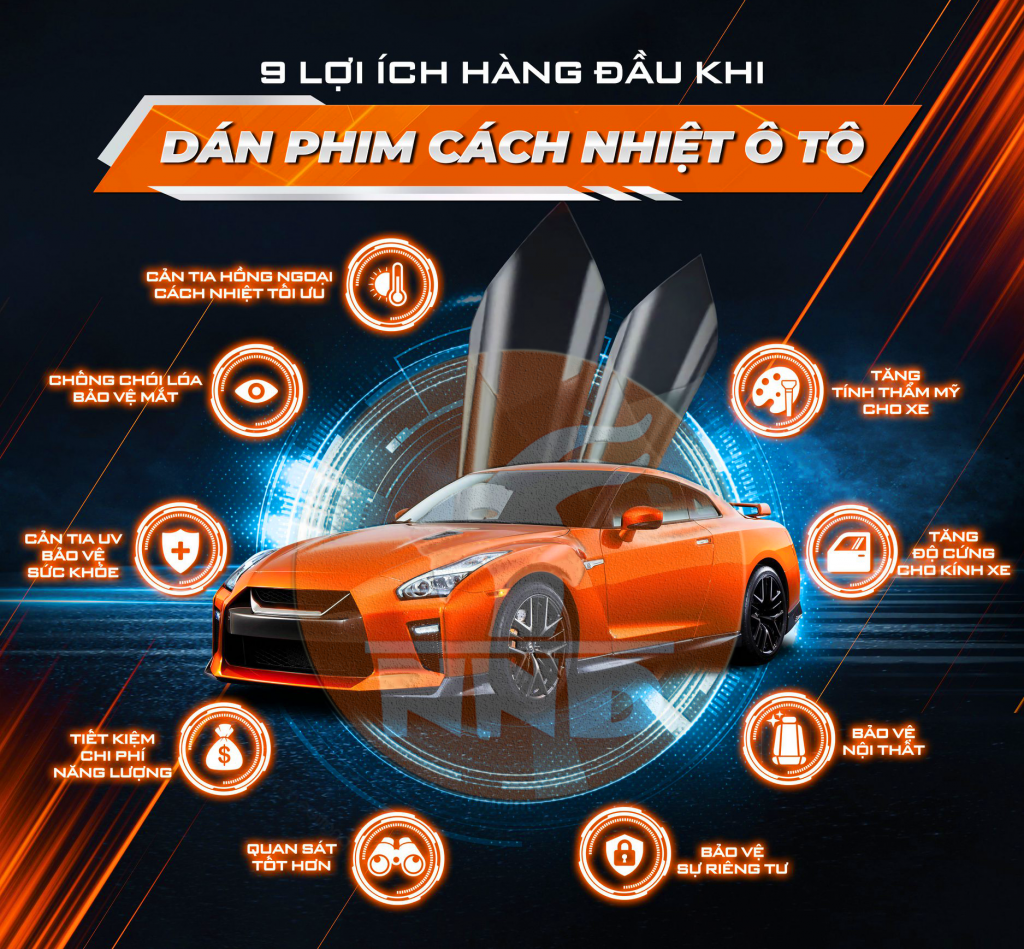 Lợi ích của dán phim cách nhiệt ô tô