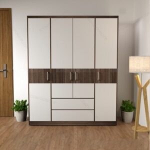 Tủ Quần Áo 3 Buồng 4 Cánh - TQAVP03