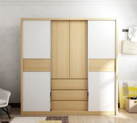 Tủ Quần Áo 3 Buồng 4 Cánh – TQAVP29