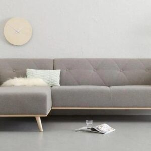 Sofa nỉ màu xám giá rẻ