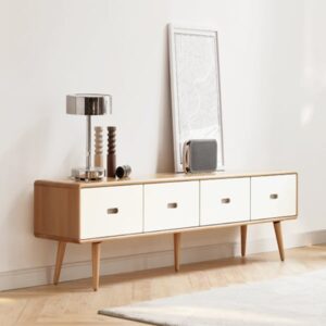 Kệ Tivi Gỗ Sồi Đơn Giản - KTVP06