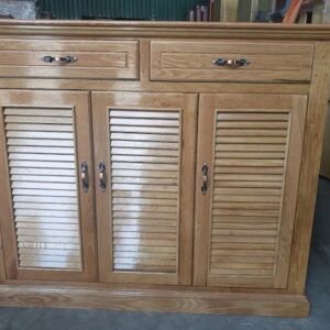 Tủ Giày Gỗ Sồi 3 Cánh 1m2 - TGVP10