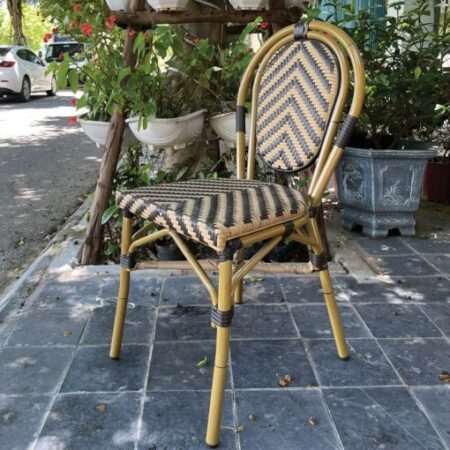 Bàn Ghế Cafe Sân Vườn Khung Nhôm Đúc – BGCVP07