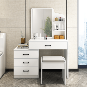Bàn Trang Điểm Gỗ Công Nghiệp Liền Hộc - BTDVP01