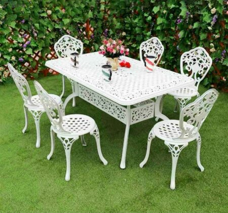 Bàn Ghế Cafe Sân Vườn Hình Chữ Nhật – BGCVP10