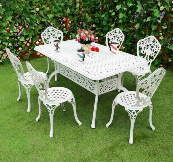 Bàn Ghế Cafe Sân Vườn Hình Chữ Nhật - BGCVP10